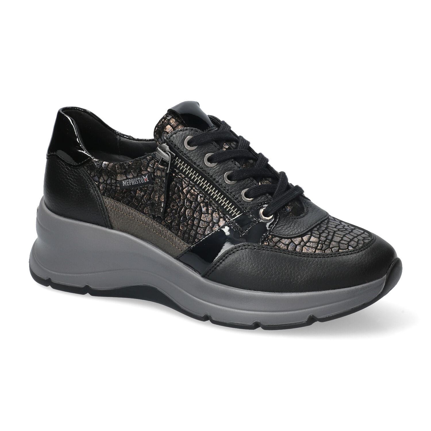 lacets femme modèle Hanouk noir - Mephisto